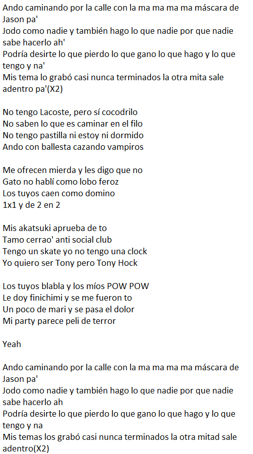 Letra Jason Teorema_