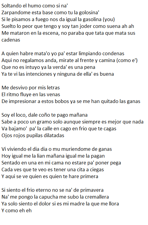 letra com si na memataron_